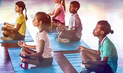 Children Practicing Yoga