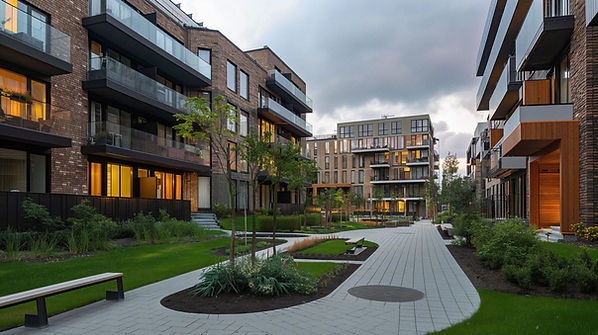 Complexo residencial moderno