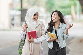Students Walking Home