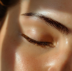 Nahaufnahme des Gesichts einer Frau