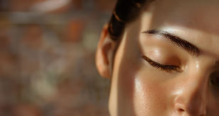 Minimalist Portrait Close-Up