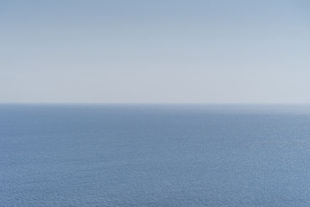 Horizon bleu calme