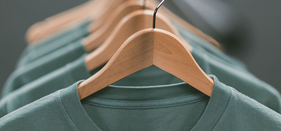 T-shirts on Hangers