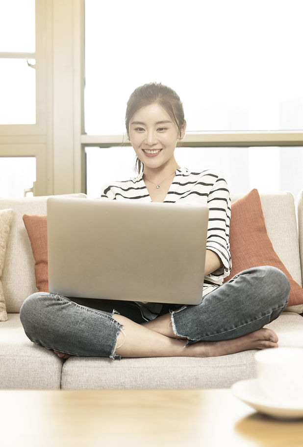 Person Working with Laptop