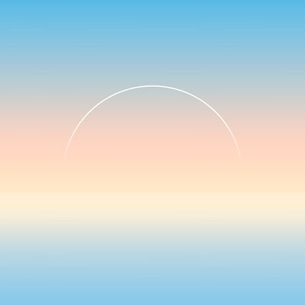 Œuvre d'art minimaliste en dégradé