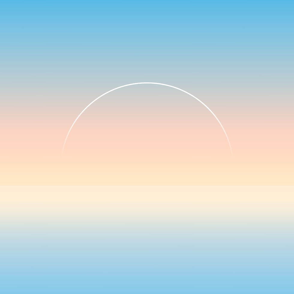 Gradient Sunrise Art