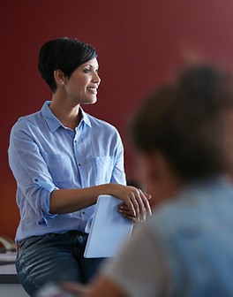 Confident Female Teacher