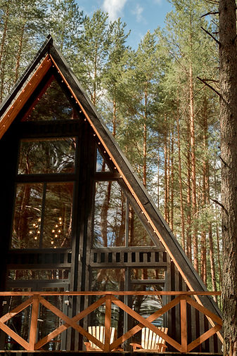 Modern A-Frame Cabin