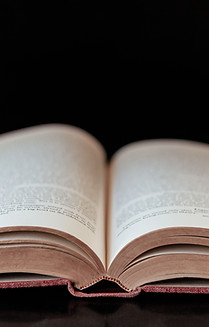 Open Book Closeup