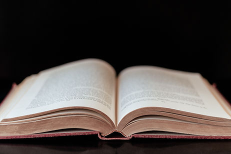 Open Book Closeup