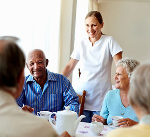 Elderly Group Gathering