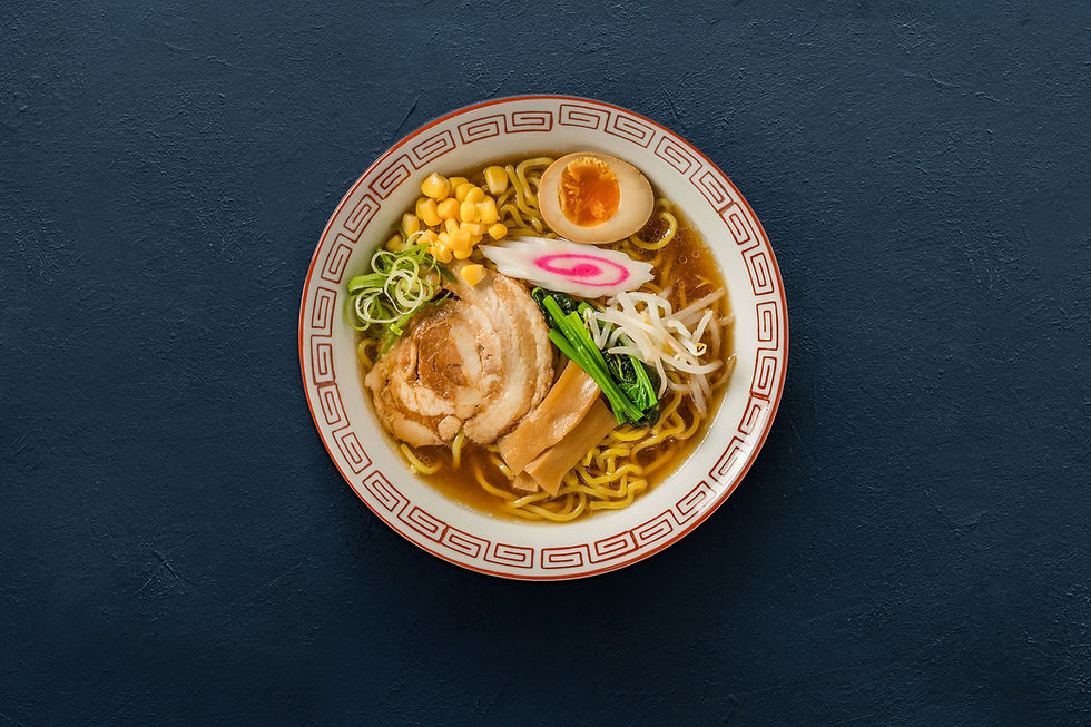 Arranged Food and Objects