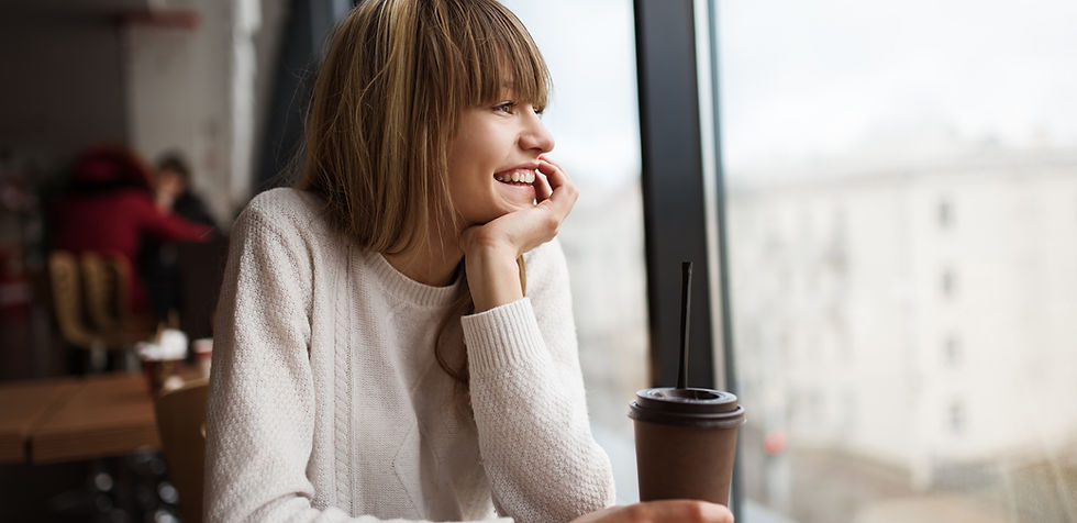 Woman Enjoying Coffee