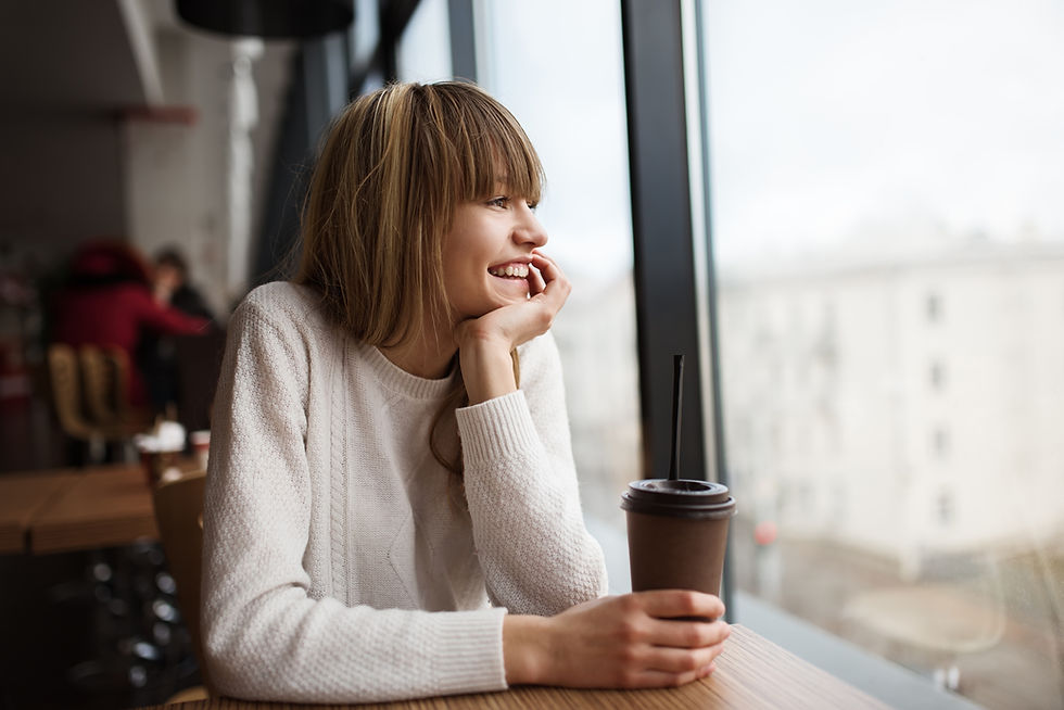 Woman Enjoying Coffee