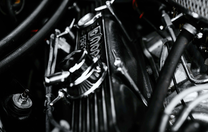 Car Engine Closeup
