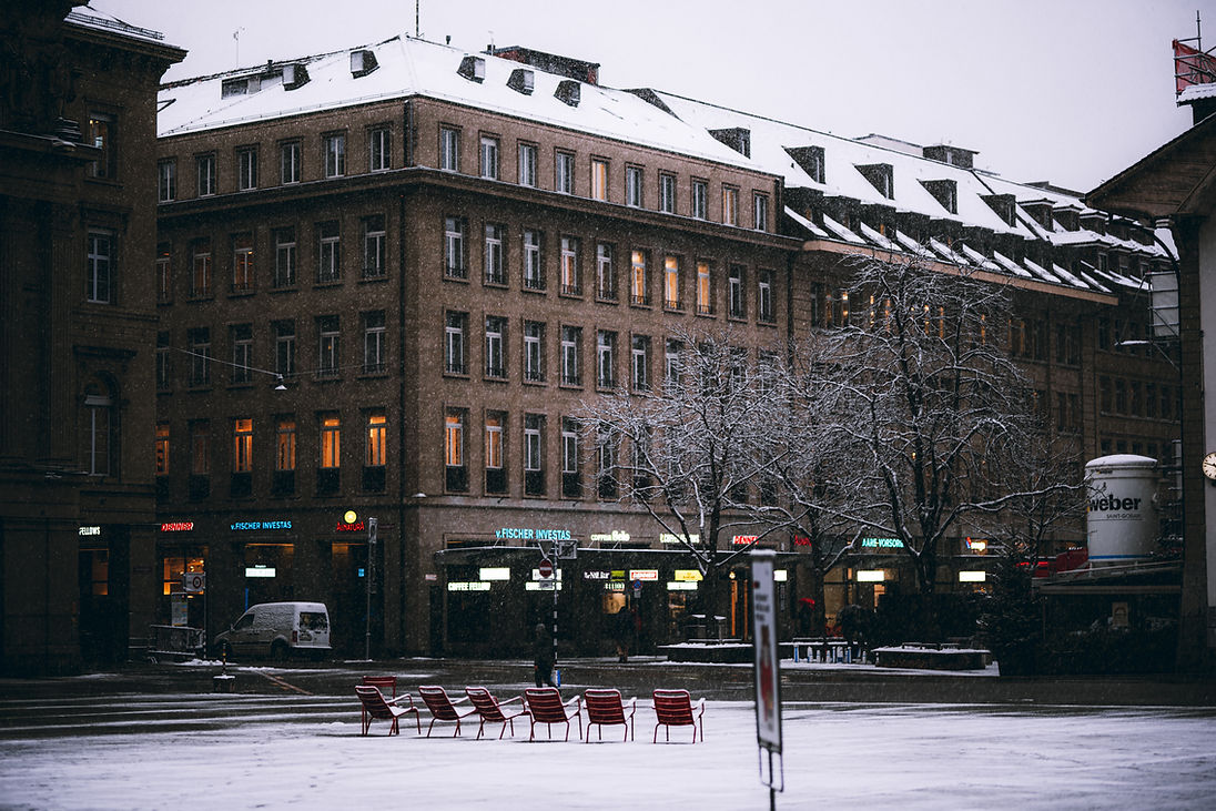 Plaza no inverno