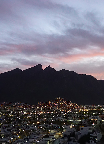 Atardecer en monterrey