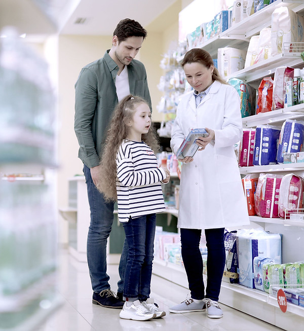 Pharmacy Consultation Scene