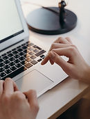 Typing on a Laptop