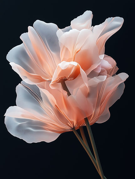 Delicate Peach Flowers