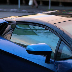 Blue Car Sideview