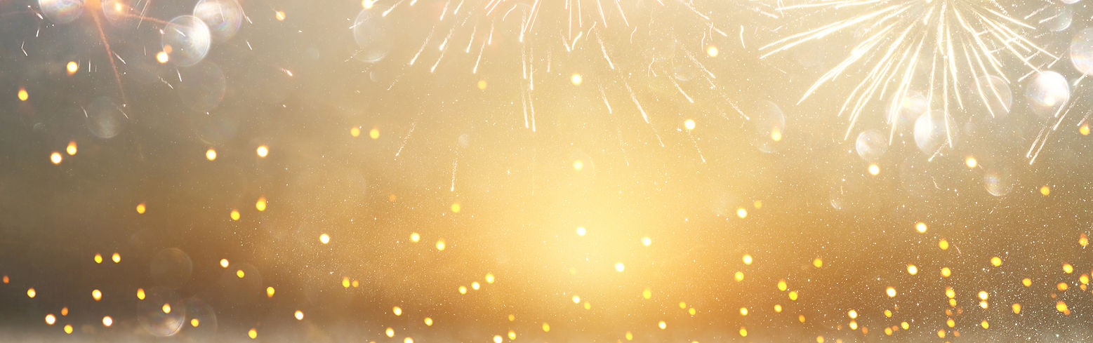 Golden Fireworks Display