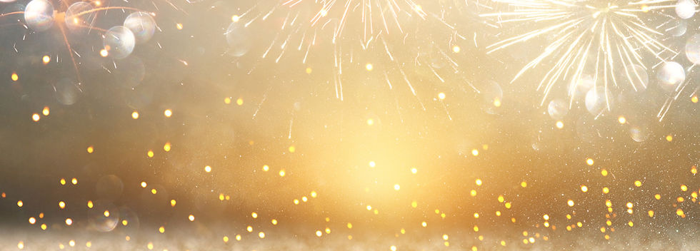 Golden Fireworks Display