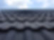 High section of roof tiles