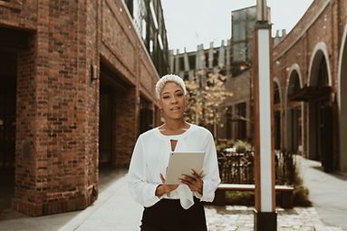 Businesswoman with Tablet