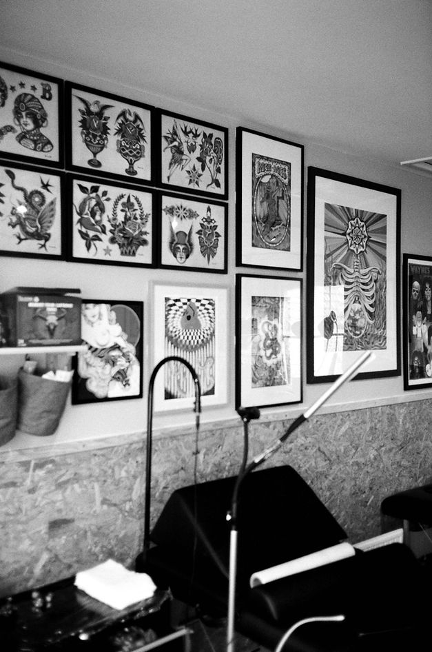 Tattoo Parlor Interior