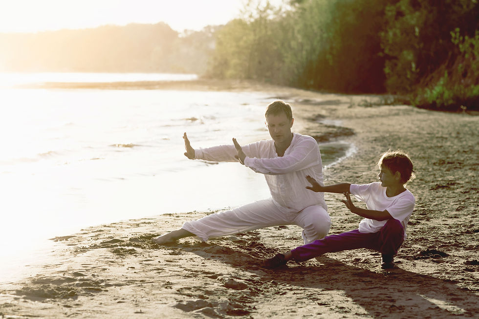 Sunset Tai Chi Practice