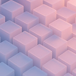 Cubes à dégradé géométrique