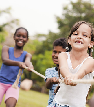 Children Playing Tug of War