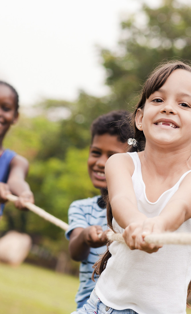 Children Playing Tug of War