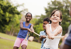 Children Playing Tug of War