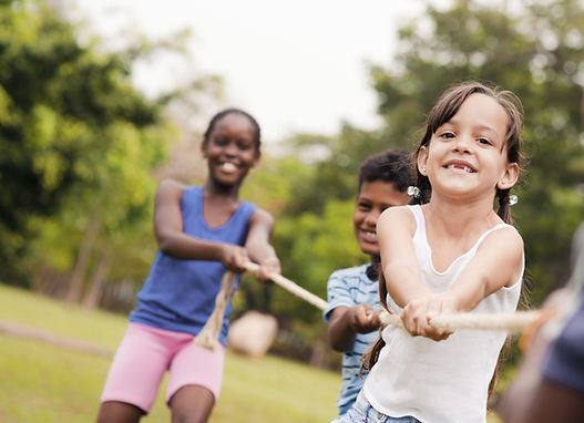 Children Playing Tug of War