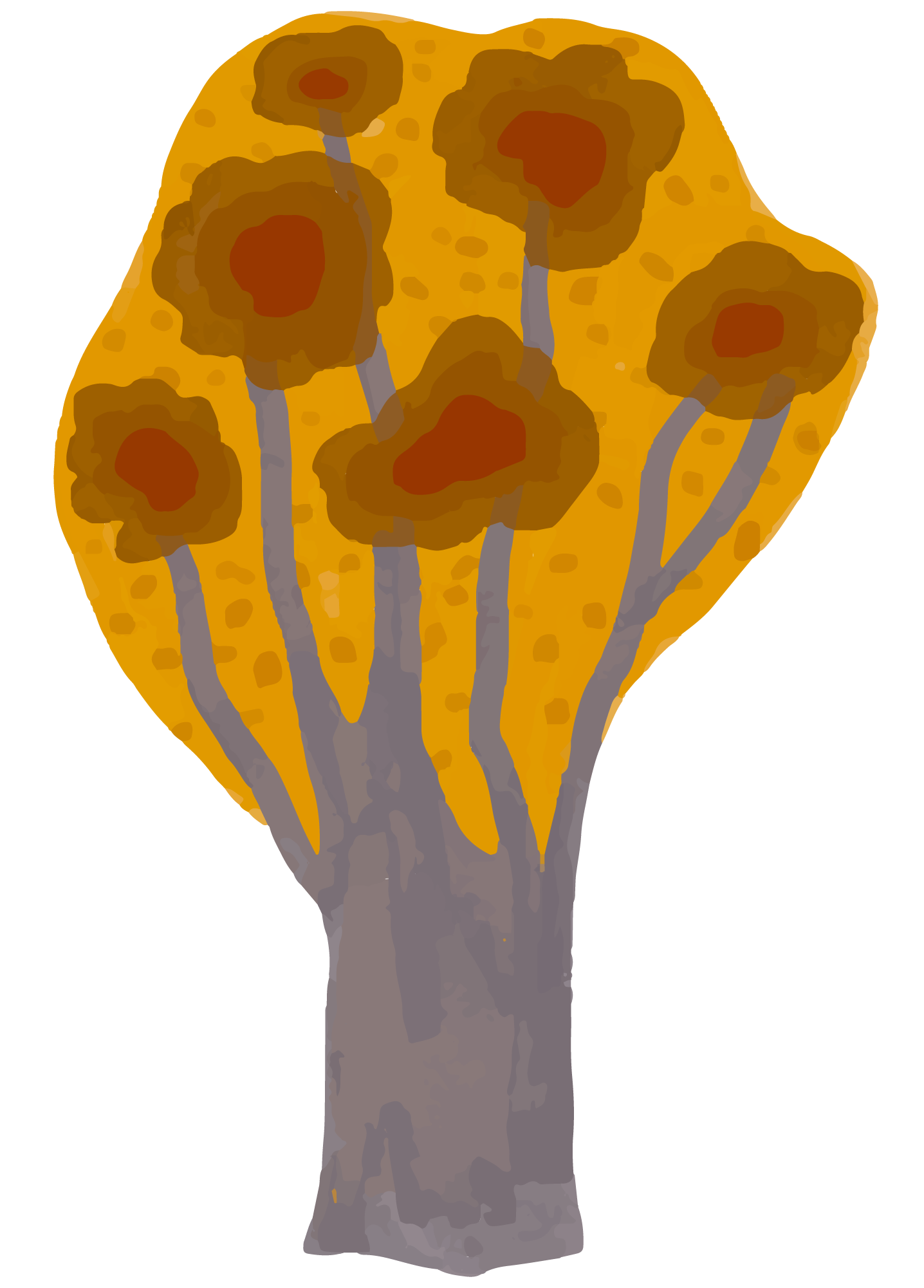 Abstract Autumn Tree