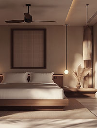 Chambre à coucher minimaliste