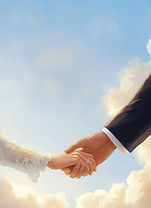 Holding Hands in Sky