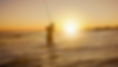 Man Fishing Sunrise
