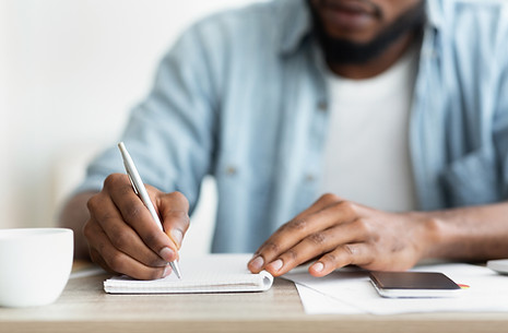 Man Writing