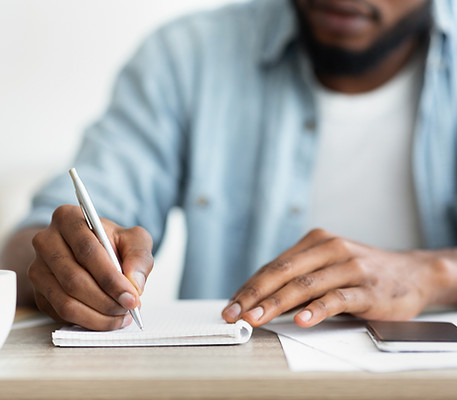 Man Writing