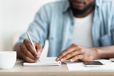 Man Writing