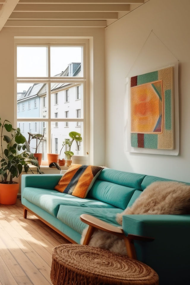 リビングルームのインテリア 