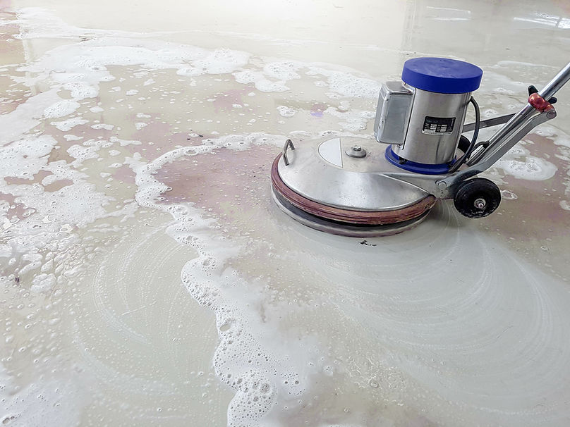 Industrial Floor Scrubber