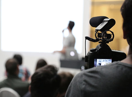 Filmando una presentación