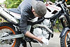 Cleaning a Motorcycle