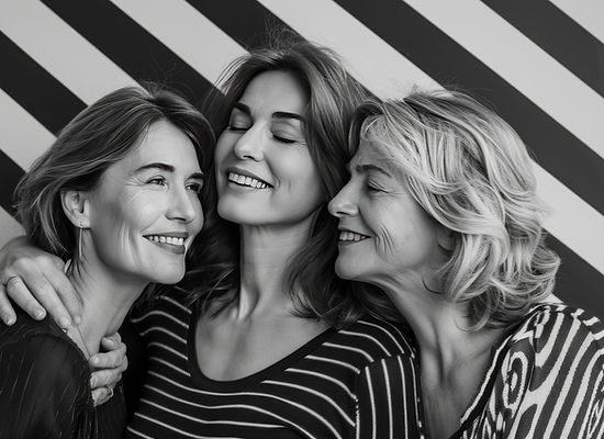 Portrait in Stripes