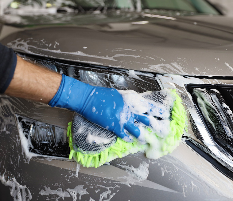 Car Being Washed