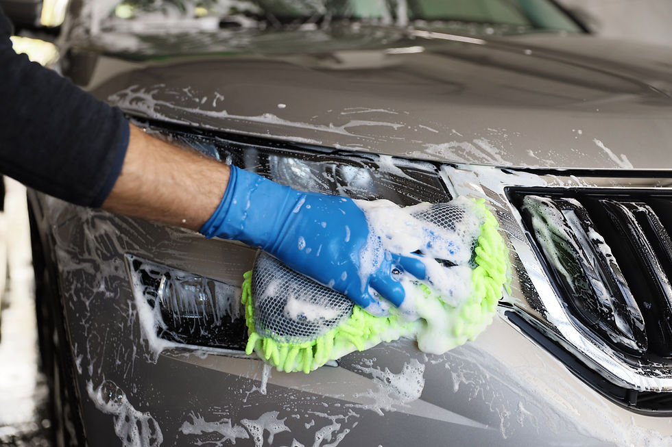 Car Being Washed
